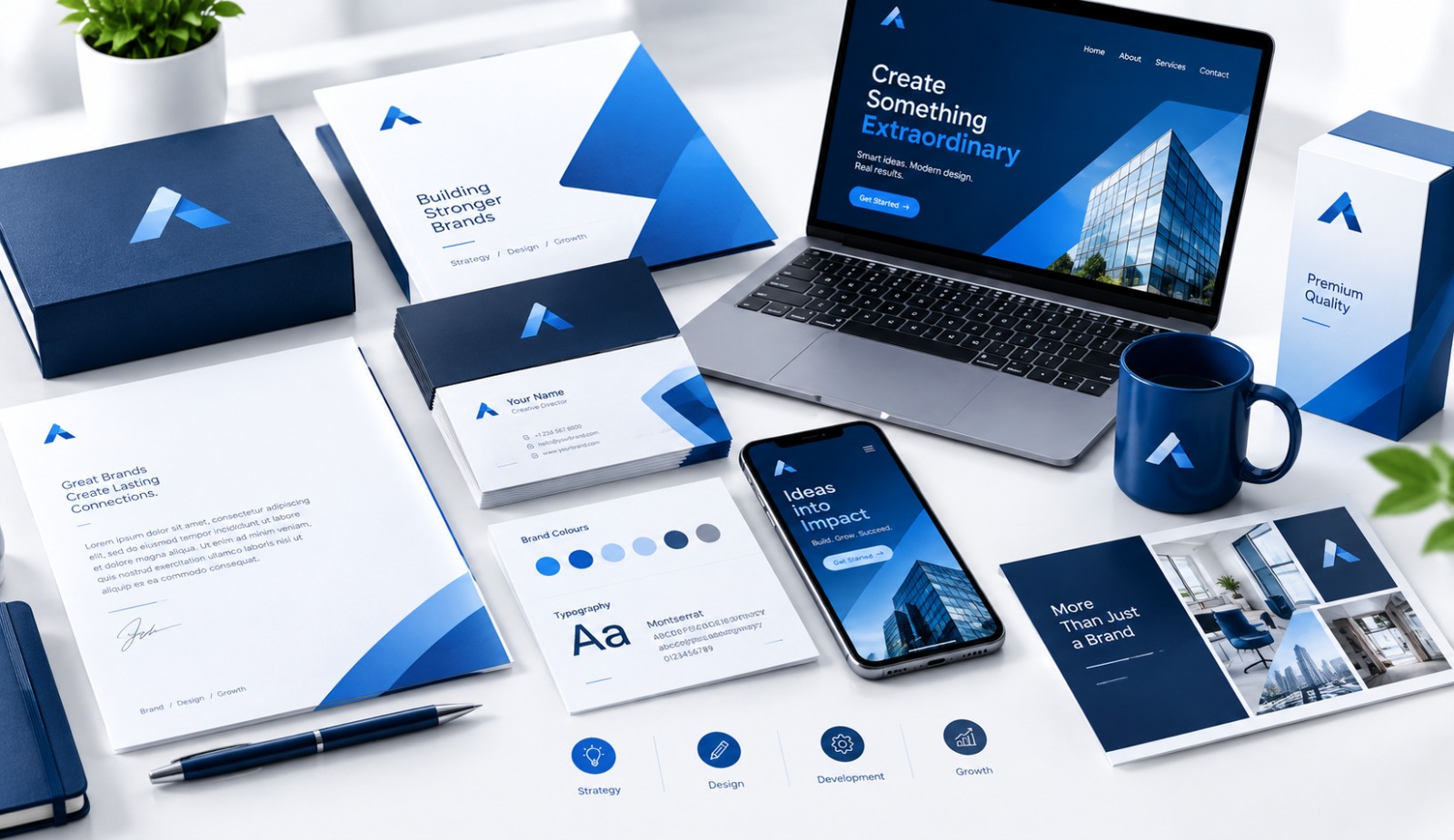 Professional branding and identity design services by MACROGEN
