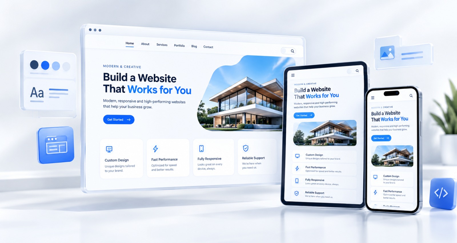Professional website design solutions for modern businesses