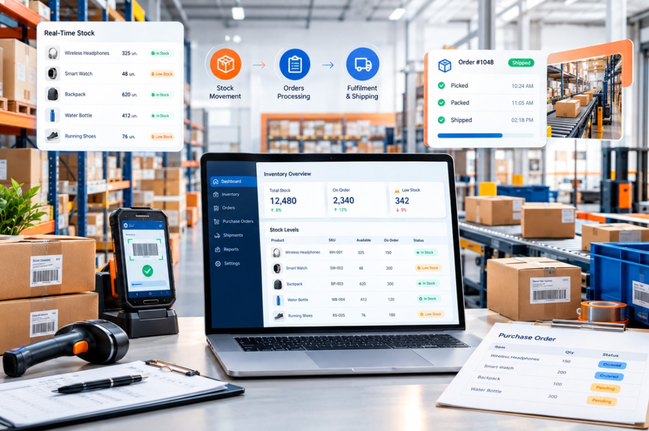 Cin7 inventory management setup, integration and support for growing businesses